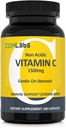 Suplemento dietético não ácido de vitamina C 1500mg com cálcio. Gentil em Estômago, Imune/Bone Support- 100 Caps por Laboratórios CGM