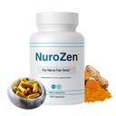 Nerve Support Supplement – Alpha Lipoic Acid, B1, B6, B12, Pureblend of HSH, Turmeric – Fórmula avançada de suporte de neuropatia para a saúde do nervo, Tingling & alívio de desconforto – 120 cápsulas