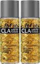 CLA Belly Fat Formula - 120 Easy-to-Swallow Softgels - Ómega 3 Fish Oil, Flaxseed Oil e Vitamina E - Ajuda a aumentar o fornecimento de antioxidantes e composição corporal saudável (Pacote de 2)