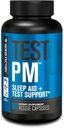 Jacked Factory Test PM Testosterone Booster & Sleep Aid Supplement for Men, Promova a recuperação, crescimento muscular, 90 pílulas vegetais naturais - 60 contagem (Pacote de 1)