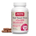 Jarrow Fórmulas Red Yeast Rice 1200 mg & Co-Q10 100 mg por serviço - 120 Veggie Caps - 60 Servings - Herbal Heart Health Suplemento dietético - Apoia cardiovascular & saúde do coração - Vegan