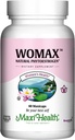 Suplementos de menopausa para mulheres Hot Flashes e suores noturnos - equilíbrio hormonal, alívio de menopausa para mulheres & suporte Perimenopausause - com preto Cohosh, DIM & Red Clover - Womax - 60 Ct