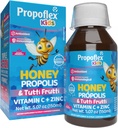 Beelife Bee Propolis Cough Syrup Kids- Triplo-Action - Natural Syrup, Brazilian Green Propolis, Zinc, Bromelain, Vitamina C- Suporte Imunidade e Recuperação - do Brasil, Tutti Fruit Flavor, 150 ml