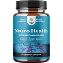 Nootropic Brain Supplement for Memory and Focus Support - Vitaminas for Mental Support & Clarity with Bacopa Monnieri, VIT A, B6, Riboflavin, Niacin, Thiamin & Folate - Cognitive Complex - 60 Count