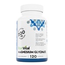 PlantVital Magnesium Glycinate 200mg 120 Cápsulas - Alta Absorção, Não-GMO, Vegan, Gluten-Free - Suporta o sono normal, função muscular e nervosa, Coração normal e saúde óssea, Ajuda Sentir-se calmo e relaxar