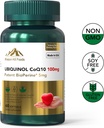 Premium Ubiquinol CoQ10 + BioPerine (100mg) □ Antioxidante para a saúde do coração (1 garrafa-60 Softgels-2mo Abastecimento) □ Alta Absorção Coração & Vitaminas Vasculares