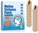 Motion Sickness Patches, 36 Count Ship EEZ Sea Sickness Patches Non Drowsy for Airplanes Cars Bus or Train, Fast Action & 72 Hours Long Last (36 Count of 1))