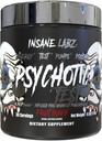 Teste Psicótico de Labz Insano, Alto Estim Testosterona Energia e Bomba Aumentando Pó Pré-Trabalho com DMAE Bitartrato, D Ácido Aspártico, Creatina HCL e Glicerol Monostearato, 30 Servões, Punch de Fruta