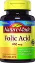 Natureza Feito Ácido Fólico, 250 ct