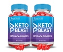 (2 Pack) Apple Cider Vinagre Gummies 1000MG Keto Blast Keto ACV Gummies Fórmula avançada formulada com suco de beterraba de romã B12 Vegan Non GMO 120 Gummys