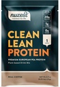 Nuzest - Pó de proteína de ervilha - Clean Lean Protein, Premium Vegan Plant Based Protein Powder, Dairy Free, Gluten Free, GMO livre, Naturalmente adoçado Protein Shake, Real Coffee, 1 Serving, 0.9 oz