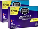 berkley jensen Omeprazol 20 mg Comprimidos de Libertação Atrasada - Medicina da Azia - Comprimidos Redutores de Ácido - Trata Azia Frequente - 3 x 14-Dia Cursos, 42 Contagem (Pacote de 2)