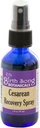 Canção de nascimento Botânicas Organic Cesarean Recuperação Pós-parto Spray, Spray Perineal, Cura para Pós-Partum Care e Recuperação, um essencial para o trabalho de parto, nascimento, e parto, garrafa de 2 onças