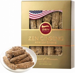 1 caixa de grande curta americana Wisconsin Ginseng raiz (4 onças) Desempenho e saúde mental para homens e mulheres
