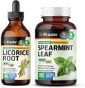 BIO KRAUTER Spearmint 100 Cápsulas e Tintura de Alcaçuz 4 Fl. Oz.