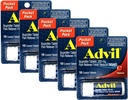 Advil Ibuprofeno 200mg (NSAID) Pocket Pack, 10 comprimidos revestidos (Pacote de 5)