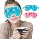 Gel de gel de máscara de gelo ZNÖCUETÖD 2 pacotes Reusable Cold Compress Ice Pack para círculos escuros e Puffiness, Enxaqueca, alívio de estresse