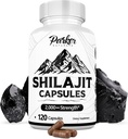 Parker Naturals Pure Himalayan Shilajit Cápsulas, 2000 mg de resistência Shilajit resina e ácido fulvico Suplemento, Vegan e cápsulas sem glúten, 120 contagem