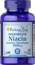 Puritans Pride Flush Free Niacin Inositol Nicotinate 1000 Mg-60 Cápsulas, 60 Contagem