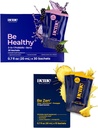 BeMe BeHealthy & BeZen Bundle - Líquidos Probióticos e Magnésio Glycinate L-Teanina Suplementos