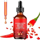 Aeluro Cayenne Drops,Aeluro Cayenne Pepper Extract, 60ml Cayenne Pepper Drops,Cayenne Pepper Liquid Drops