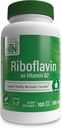 Saúde Thru Nutrition Riboflavina 100mg Vitamina B2 100 Vegecaps Suportes Energia saudável Função metabólica & Sistema Nervoso