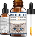 Antibióticos para Gatos - Antibióticos de Gato Natural para Alergia Itch Alief, Imune Boosting - Antibióticos para Imune Boosting, Infecções Urinárias Trato - Vitaminas Suplementares para Gato e Cão, 2 fl oz