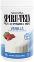 NaturesPlus SPIRU-TEIN, Baunilha - 2,12 lbs, Pacote de 3 - Proteína de espirulina em pó - Vitaminas e minerais para a energia - Vegetariano, sem glúten - 96 Total Servings
