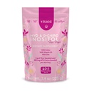 Myo Inositol (4g) & D-Chiro Inositol (1g) Ideal Mix 40:1 Duração 45 dias com Ácido Fólico + Vitamina D3 + Zinco, Suplemento Dietário em Pó para Mulheres (225 g)