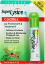 Quantum Super Lysine e Cold Stick tubo protetor de lábios e tratamento de feridas frias - 0,18 oz