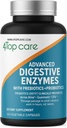 Enzimas Digestivas H4U: Solução de Saúde Ultimate com Probióticos, Prebióticos e Enzimas para Mulheres e Homens. Este Suplemento de Enzima Digestiva Vegetariana contém 180 cápsulas.