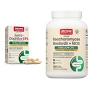 Fórmulas Jarrow Jarro-Dophilus EPS Probióticos 10 bilhões UFC Saccharomyces Boulardii Probióticos + MOS 5 bilhões UFC Probiótico Levedo