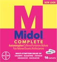Midol Menstrual Caplets de força máxima - 16