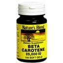 Mistura da Natureza Beta Caroteno 25.000 UI 100 Softgels
