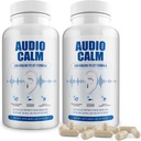 Audio Calm - Tinnitus Relief Supplement - Alivia o toque do ouvido, Buzzing, Clicando em 60 cápsulas (2)
