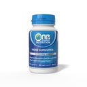 One Planet Nutrition Nano Curcumin 500 mg Cápsulas Veggie (60 Servings), Nano para alta absorção, Suporta Global Wellness, Não-GMO, Vegan, Gluten-Free
