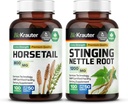 BIO KRAUTER Horsetail 100 Cápsulas e Stinging Nettle 100 Cápsulas
