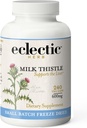 Instituto Eclético Raw Freeze-Dried Non-GMO Milk Thistle com Silymarin para suporte ao fígado - Detox, Cleanse & Manter .