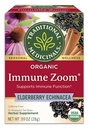 Medicamentos Tradicionais, Imune orgânico Zoom Echinacea Elderberry Chá Imune Elderberry, 16 Contagem (Pacote de 2)