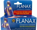 Creme de alívio da dor Flanax, Pomada de ação rápida para dores musculares, dores nas costas, e Strains, ajuda a reduzir a inflamação e melhorar o desempenho atlético, 1 oz