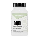 NutraBio CoQ10 Suplemento dietético, função cardíaca saudável e produção de energia celular, 100mg - 60 Cápsulas