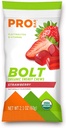 PROBAR - Bolt Organic Energy Chews, Strawberry, Non-GMO, Gluten-Free, USDA Certified Organic, Healthy, Natural Energy, Fast Fuel Gummies with Vitaminas B & C, 9 Count (Pack of 1)