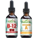 Por que não Vitamina B12 Natural orgânica gotas e vitamina A líquido