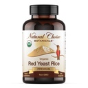 Certified Organic Red Yeast Rice Supplement - 120 cápsulas, 2 meses de fornecimento