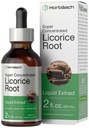 Horbäach Licorice Raíz Extrato 2 fl oz Tintura Alcoólica Livre Suplemento Líquido Vegetariano