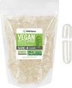 XPRS Nutra Tamanho 4 Cápsulas Vazias - 5000 Contagem Pequena Limpar Cápsulas Veganas Vazias - DIY Vegetal Cápsula Preenchimento - Filável Do-It-Yourself Veggie Pill Caps para Suplementos