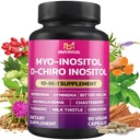 BMVINVOL Inositol Supplement - Myo-Inositol e D-Chiro Inositol Razão ideal 40:1 - Plus Berberine, Cinnamon, Ashwagandha + 5 Mais - 90 Cápsulas