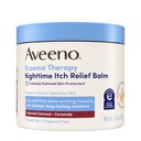 Terapia Aveeno Eczema Nighttime Itch Relief Balm, Creme Eczema para o corpo, Moisturizing Colloidal Aveia & Ceramida Fórmula, Fragrância Livre, Acalmando a pele seca Comichão, 11 fl oz