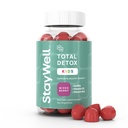 Natural Zeolite Heavy Metal Detox Kids, Gummy mastigável, Zeolite micronizada, Total Body Metal Cleanse, Toxin Cleanse, Não-GMO, 60 gomas mistas de cereja