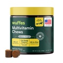 Wuffes 23-em-1 Dog Multivitamin Supplement for Hip & Joint, Skin & Coat and Imune System Support with Omega 3, Ferro, Zinco, Vitamina C - Minerals & Vitaminas for Senior Dogs and Puppies - 30 Soft Chews